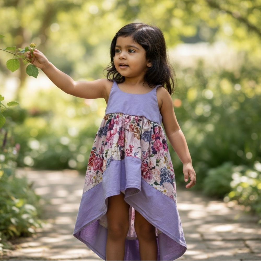 PLEIADES DESIGNS Floral Cotton Windsong Dress 18/24M